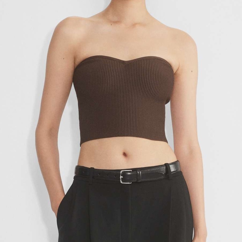 Babaton sculpt knit tube crop top